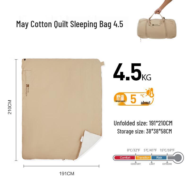 IOSN Winter Outdoor Camping Sleeping Bag