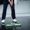 Golf Hitting Mat with Ball Tray Portable Heavy Duty Home Use Training PP Grass