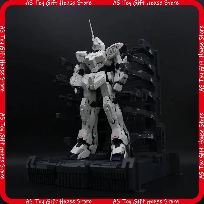 1100 Supa Mgex Unicorn Restored Version Full Set With Led Unit Shield Cage Assembly Model Kit Action Figure Puzzle Toy Gift
