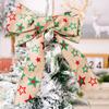 Decorative Christmas Whimsical Bows In Bright Fabrics For Joyful Decor Seasonal