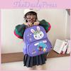 Lightweight Cartoon Backpack For Kids Adorable Space-themed Nylon School Bag