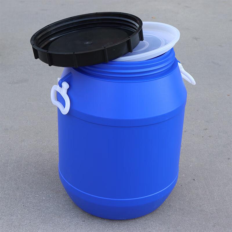 Heavy-Duty 50L Plastic Round Storage Bucket