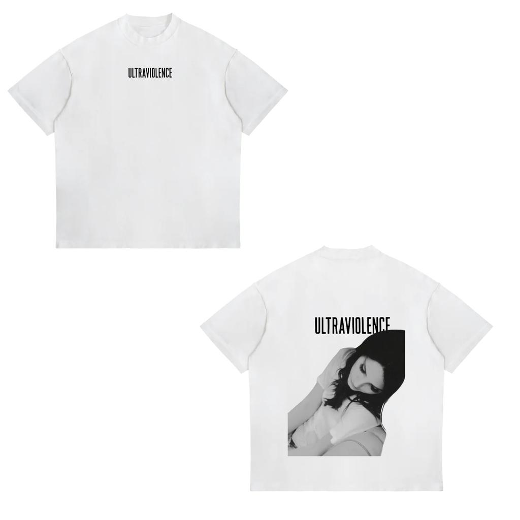 Singer Lana Del Rey Graphic T Shirt Unisex Women Fashion Hip Hop 90s Vintage TShirts Oversized Cotton Casual Tshirt Y2k Streetwear