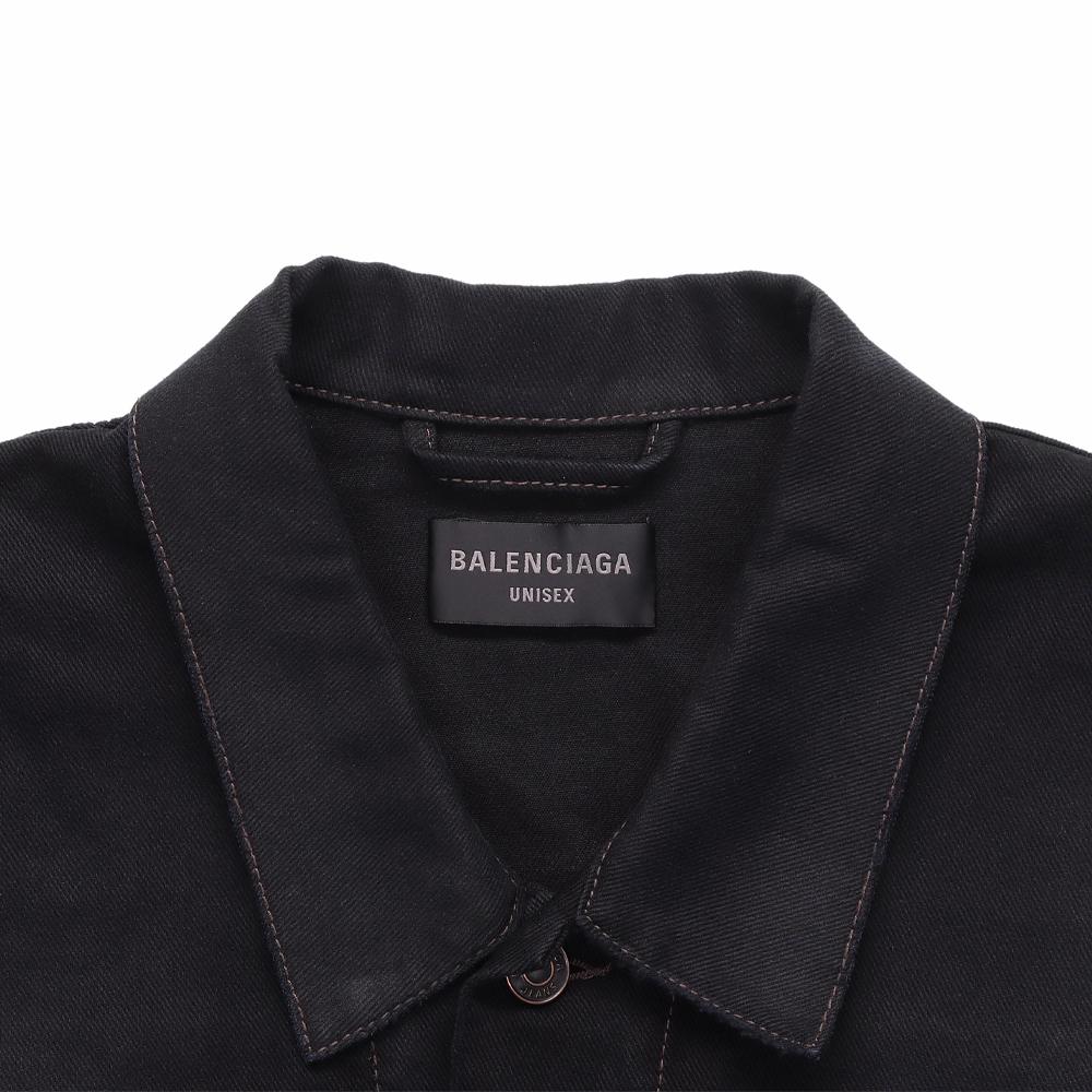 Balenciaga Jacken Herren Schwarz Revers Moderat 724646TNW541129-