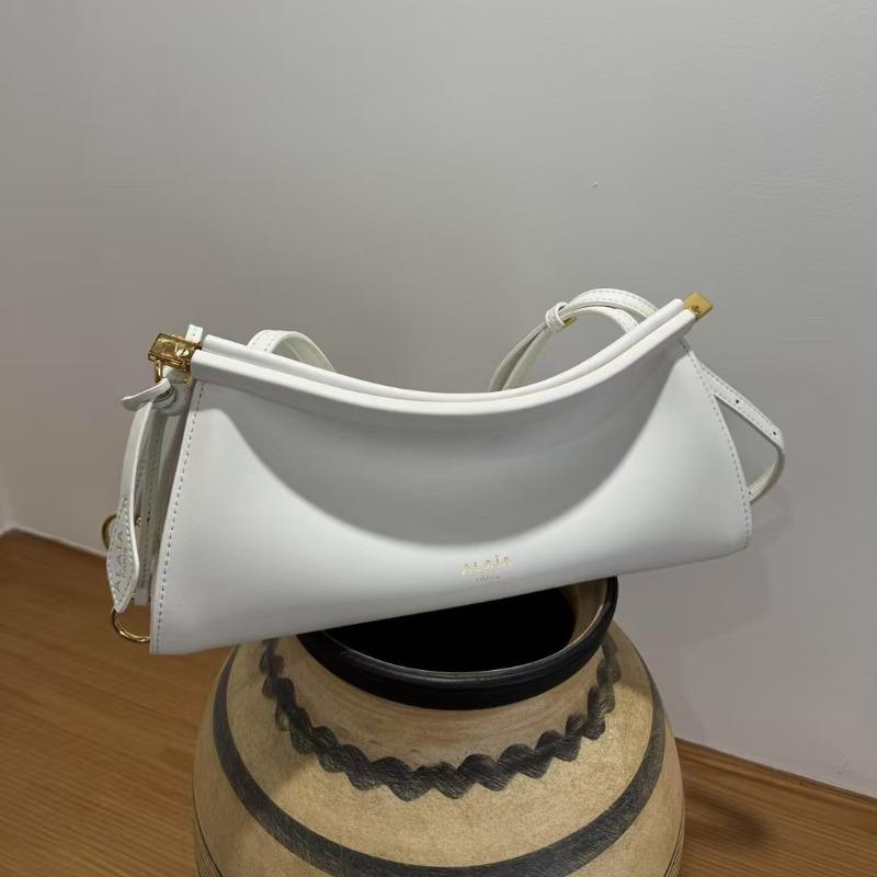 Französisches Nischendesign minimalistischer Stil Rindsleder Schulter Achseltasche Pendeln einfach Mode vielseitig Damenmode Baguette-Tasche