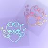 BT21 minini RIBBONED U Hologram Medium Sticker