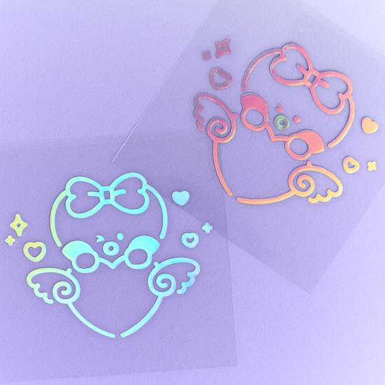 BT21 minini RIBBONED U Hologram Medium Sticker
