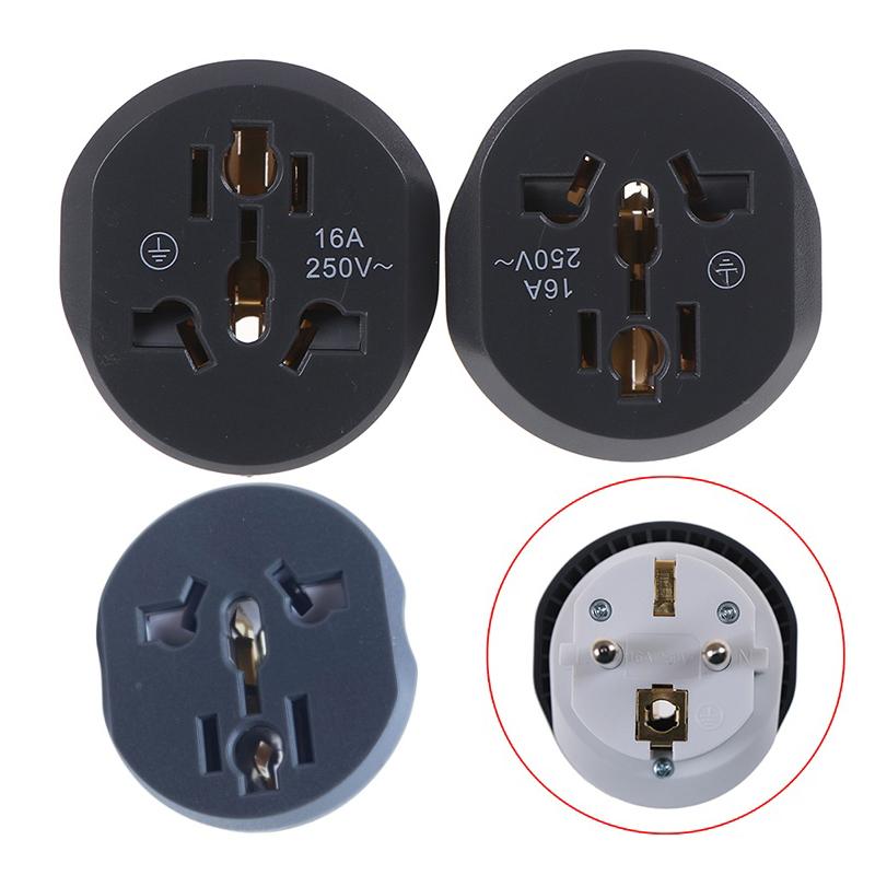 16A Universal Eu Travel Adapter Euro Converter Uk Us Au To Eu Ac Socket Plug