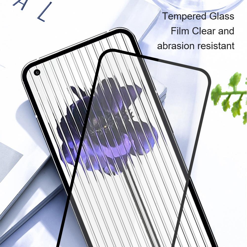 AMORUS For Nothing phone (1) 5G Tempered Glass Anti-wear Anti-stain Full Covering Protector Secondary Hardening HD Clear Silk Printing Full Glue Film