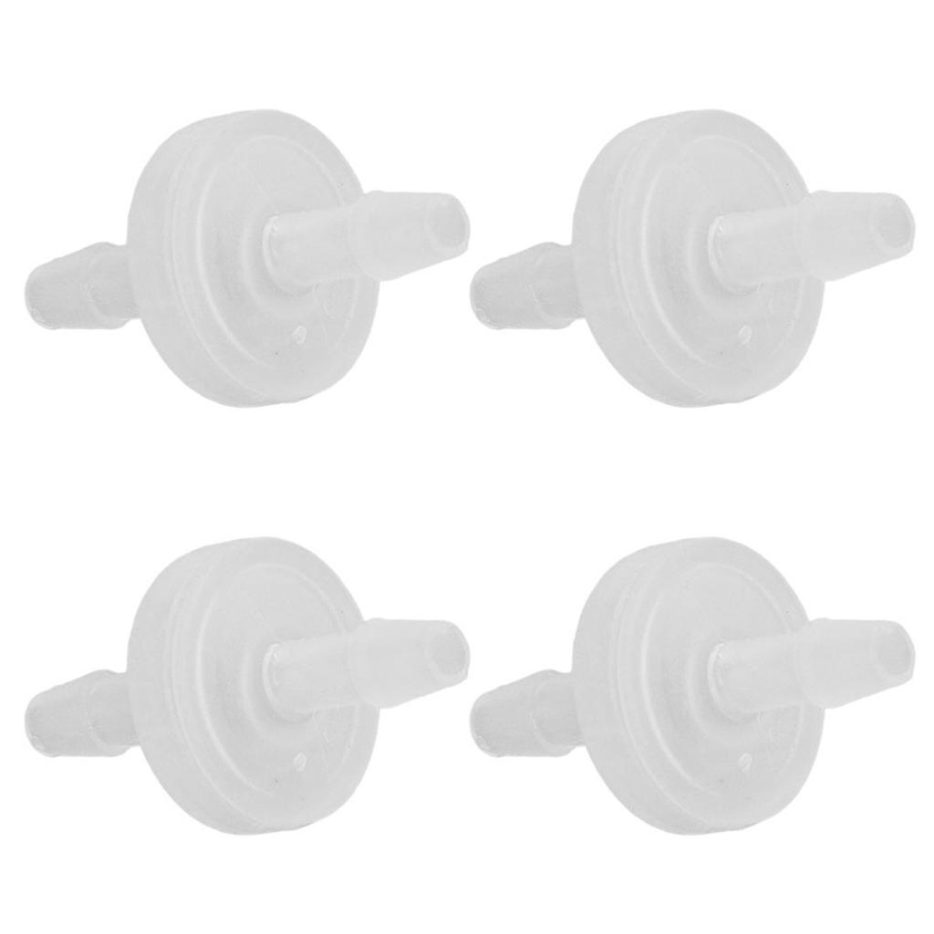 12PCS Aquarium Check Valve Ozone Resistance Oil Resistant One Way Air Valve PP Check Valve for Fish Tank Chemical
