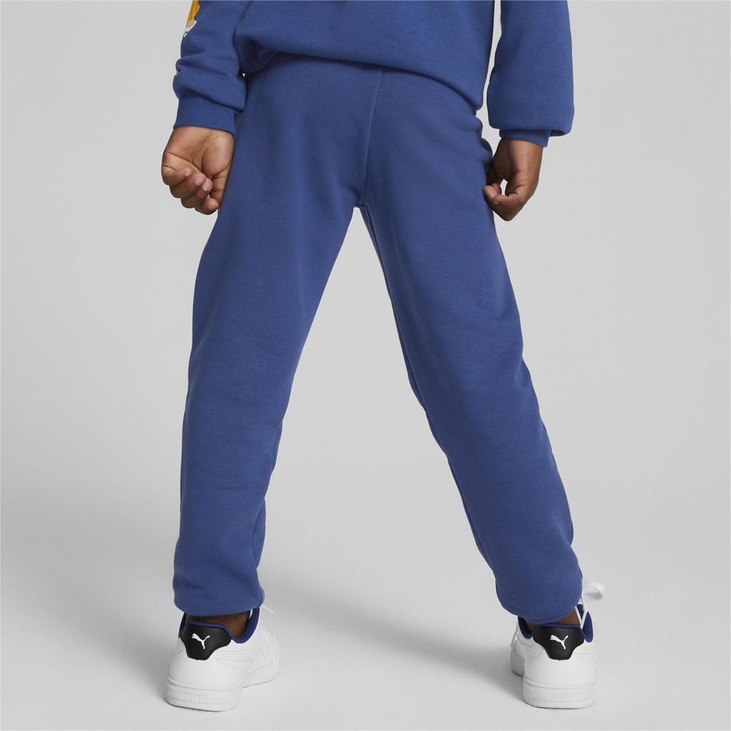 PUMA Lively Cute Lettered Cuffed Casual Pants Kids bottoms Dark-Navy 670132-16