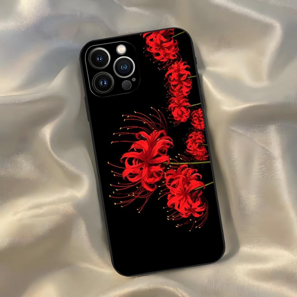 Tokyo Anime Ghoul Phone Case for Iphone 16 15 14 13 12 11 Pro Max Xr X Xs Mini 8 Plus SE 2022 Black Soft Silicone Cover