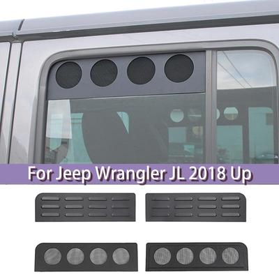 Pre Jeep Wrangler JL 2018 Up Car Zadné okno Vetracia žalúzia Slnečná clona Kryt Dekorácia Hliníková zliatina
