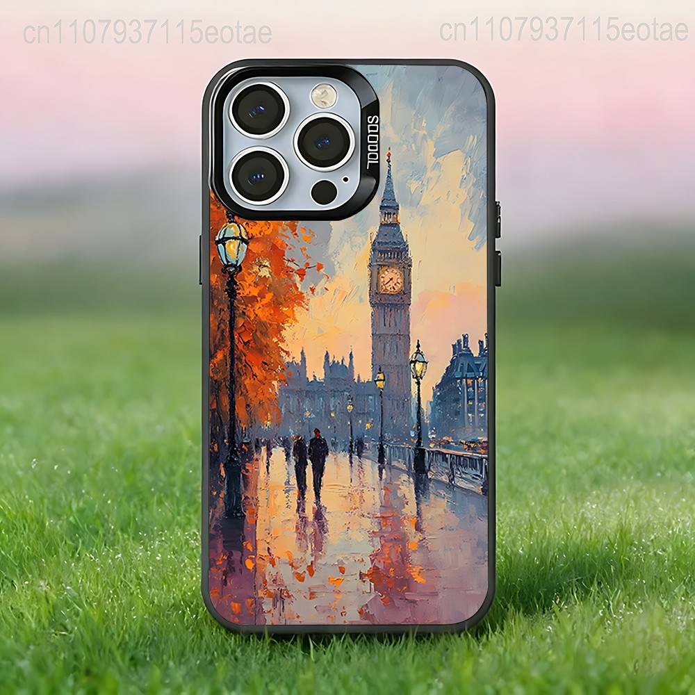 

Claude M-Monet Paintings Phone Case For iPhone 17,16,15,14,13,12,11,Pro,Max,Plus,E,Air,Mini Anti Fall Black Bumper iPhone12PROMAX