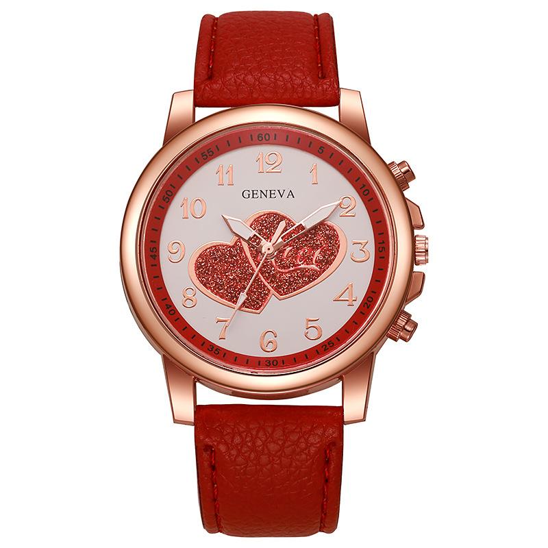 Fashion Heart Dial Women Watches Casual Design Women's Quartz Wristwatches Best Gifts Clock for Female
