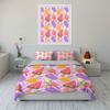 Trio di Dolci Estivi Design Raffinato set di biancheria da letto a tre pezzi regalo per bambini e adulti