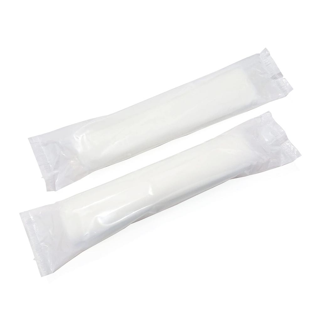 Kyushu Paper Disposable Hand Towels, Embossed, Round, Plain, 1,200 Count, Individually Wrapped, for Commercial Use, Ideal for Restaurants, Cafes, and