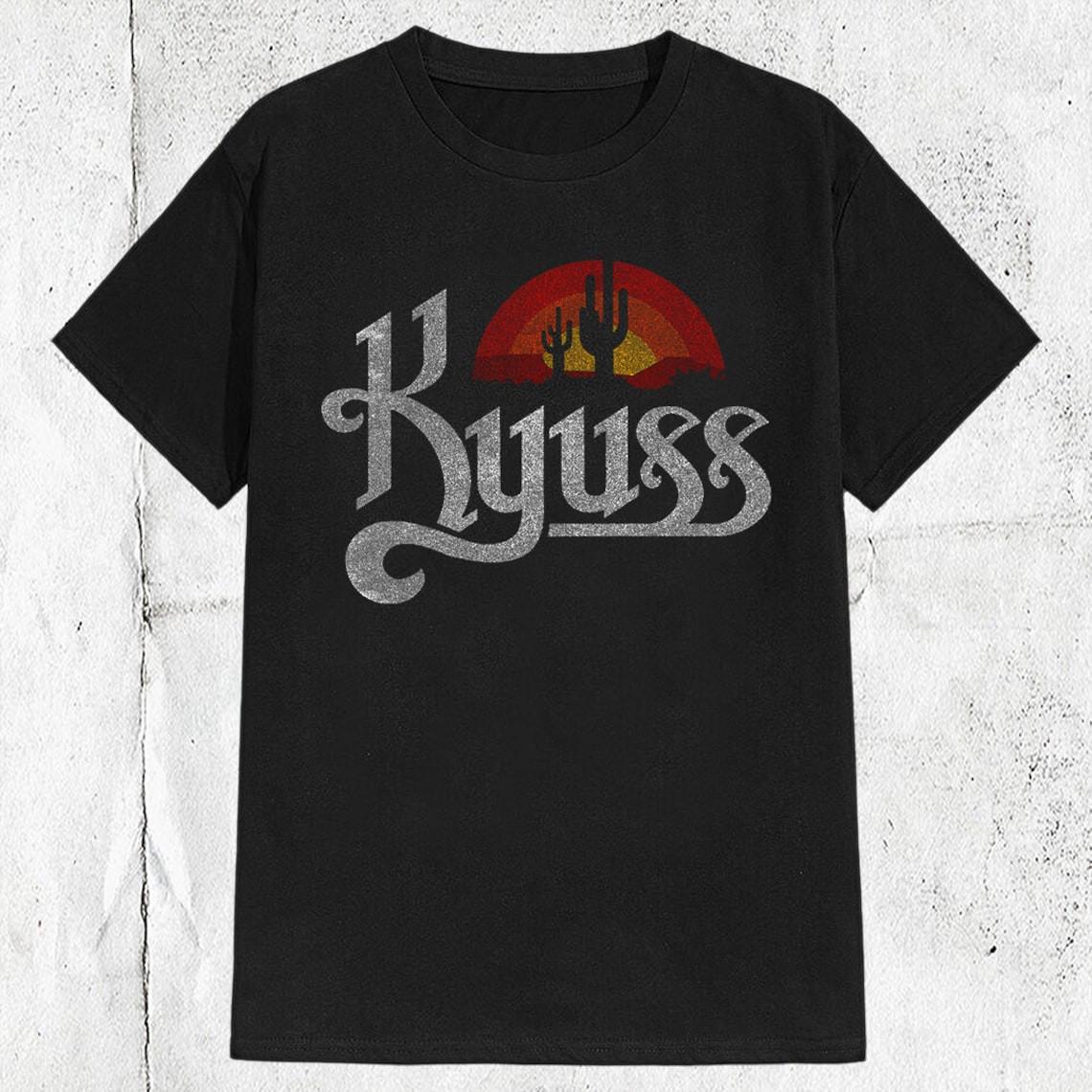 NEW Kyuss Band Stoner Rock Heavy Cotton Black S-5XL T Shirt CM527 XL