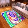 Gradual Change Large Carpet Feather Wind Bedroom Floor Mat