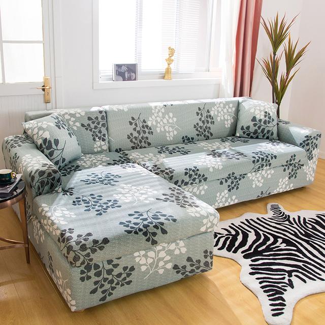 Chaiselongue Sofabezug für Wohnzimmer Dehnbar Eck-Modulsofa Überwürfe 1 2 3 4 -Sitzer Funda Sofa Möbelbezüge für Zuhause