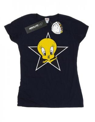 Camiseta feminina/senhora Tweety Pie Star de algodão