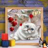 Diamond Painting Full Square Cat New Arrival Rhinestone Picture Diamond Embroidery Animal Christmas Gift