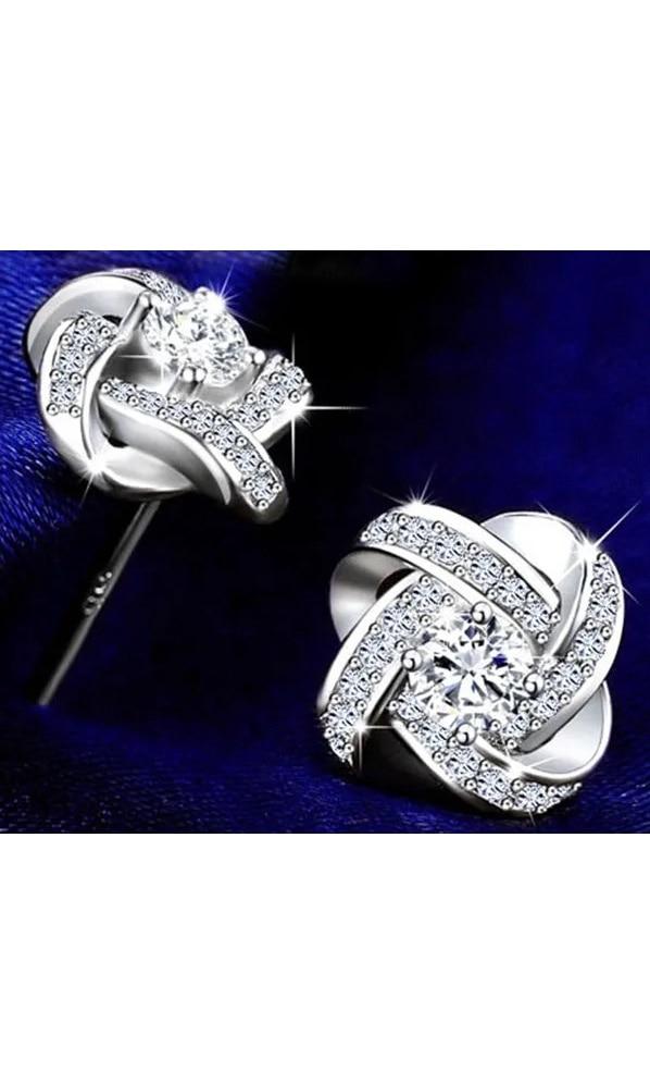 Silver Stud Earrings, Sterling Silver Stud Earrings for Women