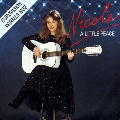 7-Zoll-Single NICOLE A Little Peace CBSA2365 CBS 1982 UK Pop Gebraucht