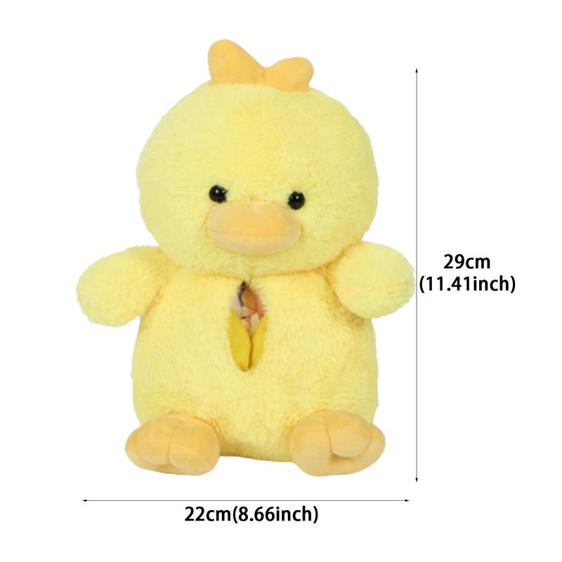 Car Headrest Napkin Holder Plush Animal Car Tissue Box Stuffed Automotive Interior Decor Tissue Organizer Napkin Dispenser For