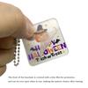 Creative Halloween Keychain Transparent Acrylic Keychain Backpack Small Pendant Cartoon Keychain