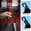 2Pcs Car Seat Headrest Hook Hanger Storage Organizer Universal with Cup Holder for Handbag Fit Universal Vehicle Car Accessories.