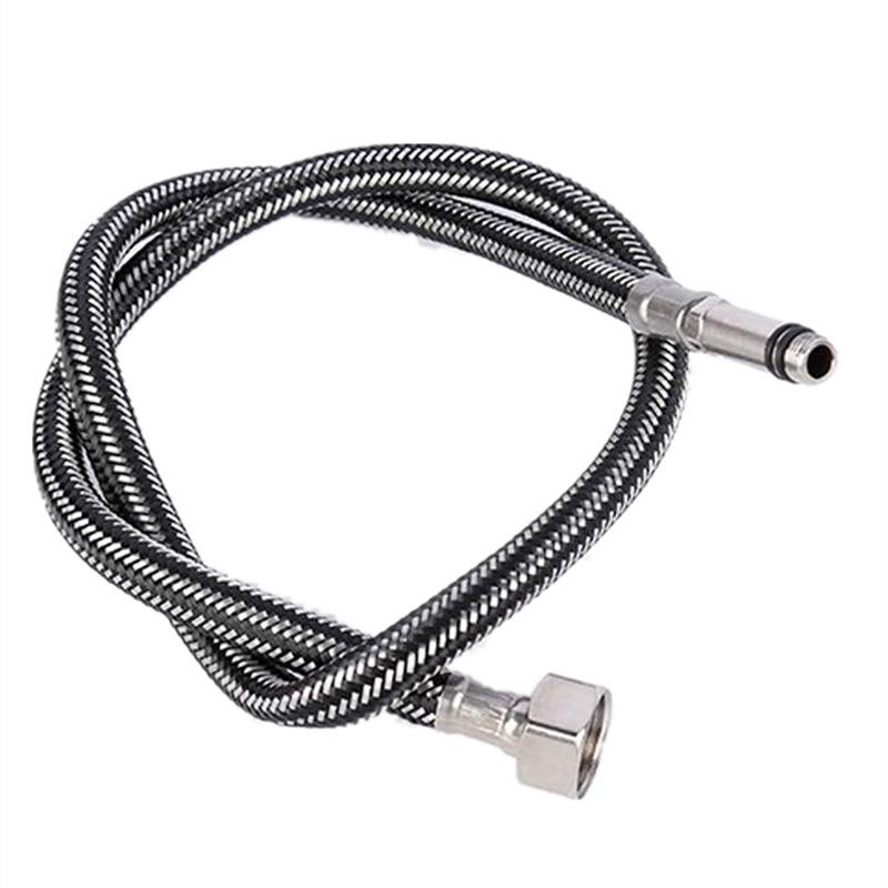 Braided Black Stainless Steel Kitchen Faucet Hose for Hot and Cold Water