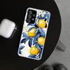 Citrus Limon Linnaeus Phone Case Cover for Samsung Galaxy A12 A22 A32 A52 A72 A02S A51 A50S A31 A20S A10S Note 20 Ultra 10 Plus