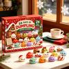 Holiday Sensory Toys Christmas Squeezy Toy Advent Calendar 2026, 24 Days Dumpling Countdown Calendar, Decor Jumbo Mini Glitter for Stress Relief