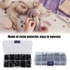 360pcs Plastic Doll Eyes Black Safety Eyes Doll Making Button Eyes  Crochet Bears