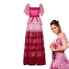 Hermione Harry Potter Granger Cosplay Costume Mesh Yarn Dress Party Halloween