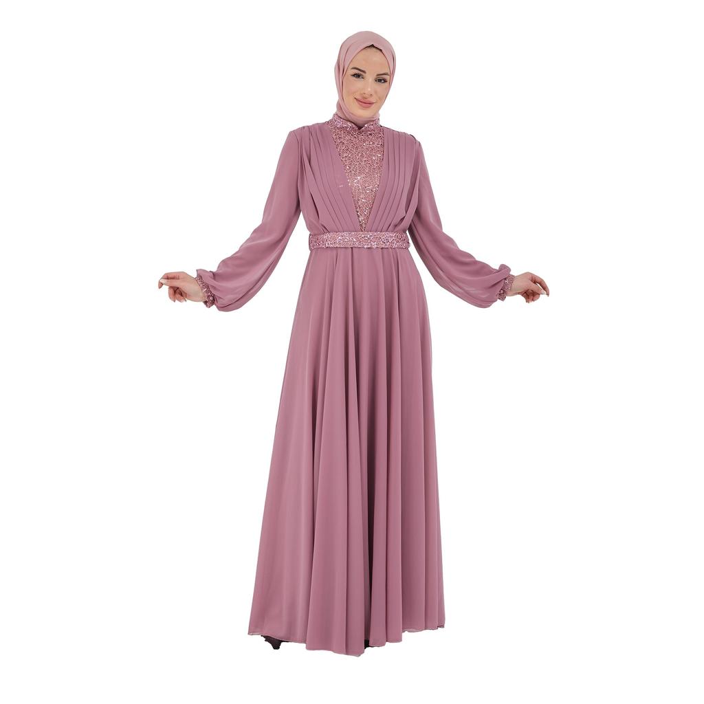 Muslim Fashion Islamic Clothing Evening Dress Women O-neck Long Sleeve  Embroidery Print Long Dress uygun fiyatl satn aln - fiyat, cretsiz  teslimat, fotoraflarla gerek yorumlar - Joom