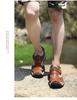 Herren Große Rindsleder Baotou Sandalen - Sommer Atmungsaktive Sport Outdoor Strandschuhe