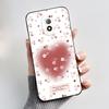 Coque de téléphone imprimée pour Itel A16 / A16PLUS / A23 / ITEL Alpha Lite Funda Coque Souple en Silicone Noir Coque Fleurie Mignonne Capa