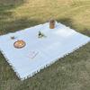 Portable Camping Blanket Foldable Outdoor Lawn Mat Moisture-Proof Picnic Mat for Roll Table Cover Lightweight Nap Blanket All-Purpose Camping Gear