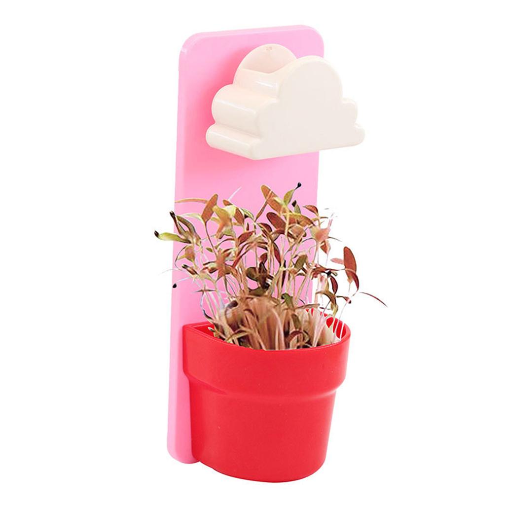 Home Flower Pot With Clouds With Love Shower Hanging Wall Mount Planters Rainy Flower Pot Decoration For Home Garden Yarns