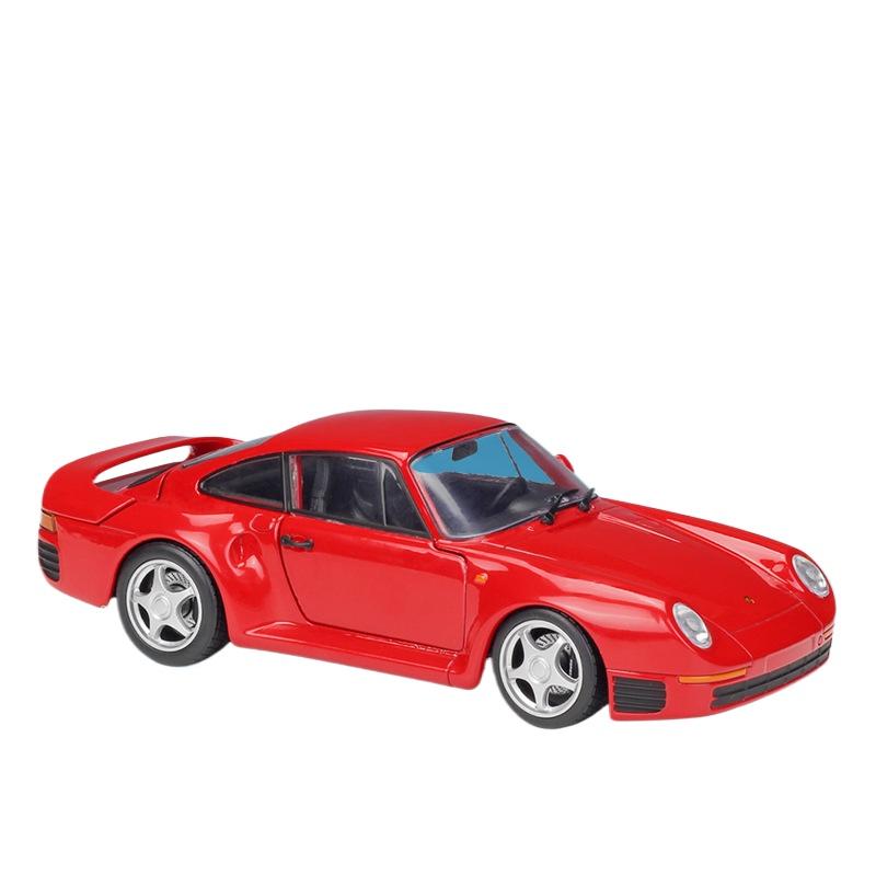 

WELLY 1/24 Porsche 959 Alloy Sports Car Model Diecast Metal Toy Vehicles Car Model High Simulation Collection Children Toy Gift красный