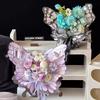 Butterfly Flower Wrapping Paper Ins Creative Flower Bouquet Packing Paper Diy Birthday Gift Wedding Gift Packing Supplies