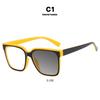 Fashion Luxury Retro Square Photochromic Anti Blue Light Reading Glasses 0 To +6 Stylish Hyperopia Frames For Women