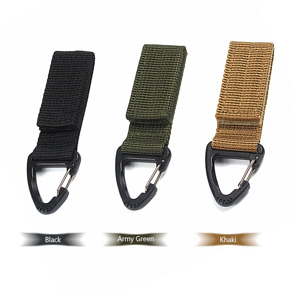 10Pcs Enlarged Mouth Climbing Carabiner Buckle Nylon Backpack Key Hook  For Outdoor Bag