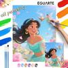 Princess Magic Lamp Fairy Oil Painting Hand Painting Coloring Painting Handmade Diy Home Decoration Gift