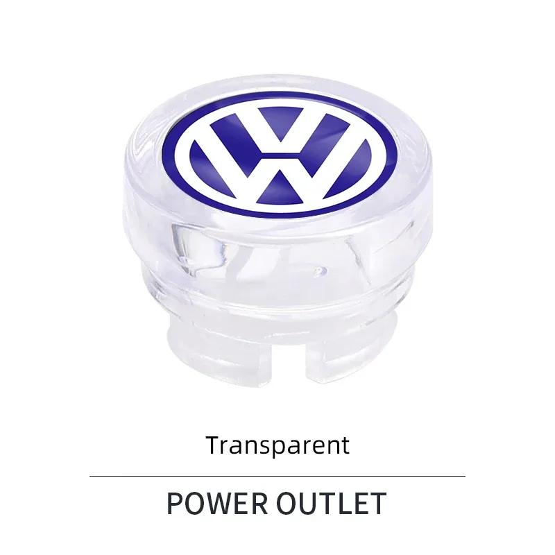 2026 Hot For Volkswagen VW Car Cigarette Lighter Cover DustProof Decoration Cap For Volkswagen GTI CC Tiguan Passat Golf Polo To