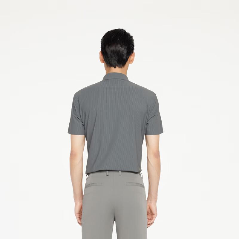 K-Boxing Men's Summer Business Casual Short Sleeve Shirt BDBR2323