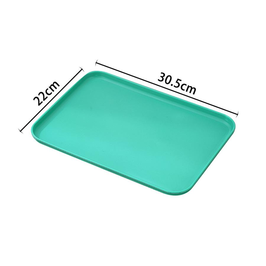 Thickened New Color Large Tray Creative Kindergarten Restaurant Tea Snack Tray Fruit Tray Fast Food Serving Tray