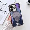 Anime Inumaki Toge JUJUSU Soft Phone Case For Xiaomi Redmi Note 14 15 Pro Plus 13 12 11S 11T 5G 10 9S 9 Plating Anti-Fall Fundas